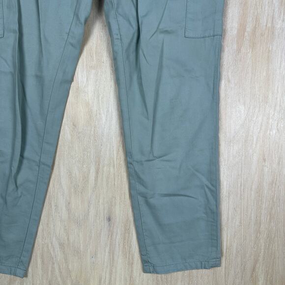 Sam Edelman Seafoam Utility Trouser Belted Coastal High Rise Casual Pants 29 - Picture 4 of 14